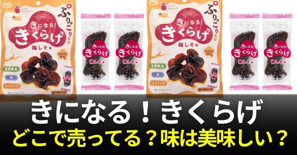 きになるきくらげ 梅しそ味